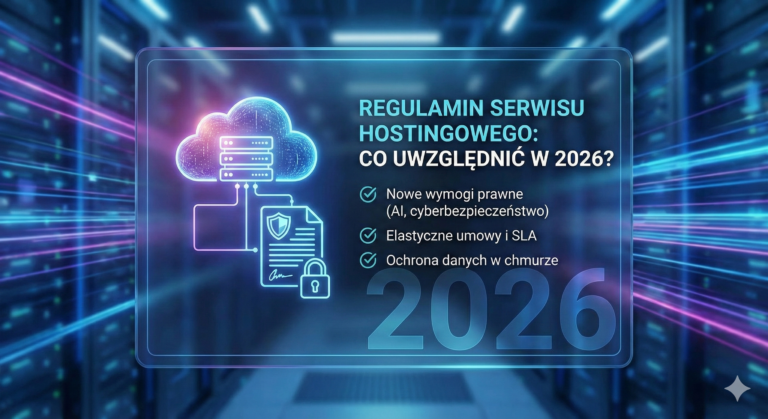 regulamin serwisu hostingowego